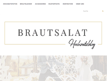 Tablet Screenshot of brautsalat.de